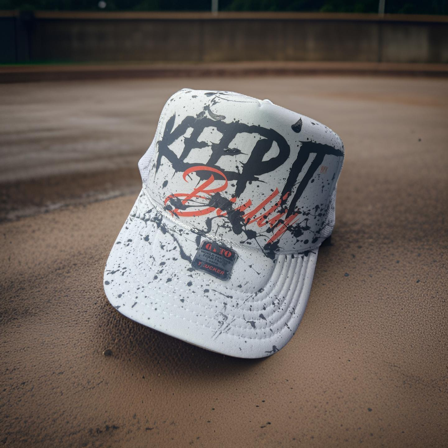 1 of 1 Trucker hat Splattered